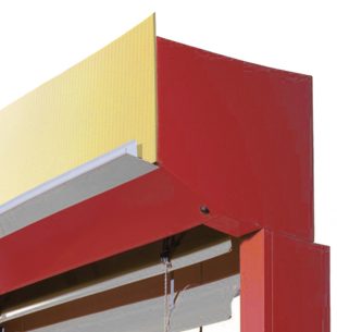 Vorbauelement einputzbar rot